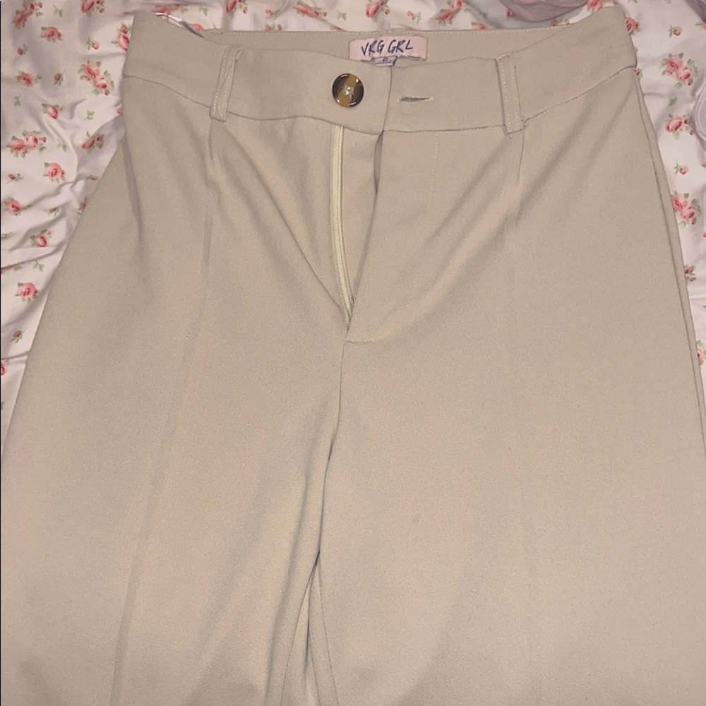 Vtg GRL Beige Trousers
